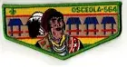 Osceola Lodge 564 F-3a Flap, 3 Ws Light Brown, Southwest Florida Council Florida