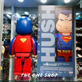 TheOneShop BE@RBRICK Superman HUSH 超人 漫畫版本 庫柏力克熊 1000%