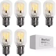 Bluestars 6-Pack 8206232A Whirlpool Microwave Light Bulb Kei 125V 40W E17