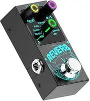 Atelierate New Bluetooth 5.4 Effector Guitar Reverb Effector Single-Block Reverb Effector Reverb Colorful Visual Light