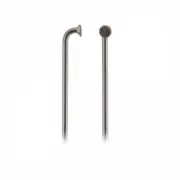 CN Spokes J-Bend 12g 264mm Silver Sold Individually