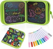 Toddlers Toys for 3 4 5 6 7 Year Olds Boys Girls Drawing Tablet Pad Book Drawing Board Mat Toy for 3-7 Year Olds Kids Doodle Board Birthday Gifts for 4-8 Year Olds Kids Crafts Activities Coloring Kit