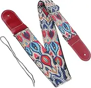 UPKOCH Wear Resistant Guitar Strap Comfortable Replacement Guitar Belt Design Reduces Hand Pressure Protects Instrument