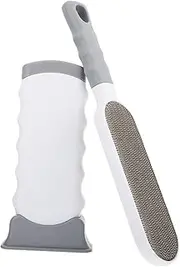 Hohopeti Electrostatic Pet Hair Remover Brush Tool Portable Lint Cleaning Brush for Clothes Fabrics Safe Hair Removal for Pet Owners Home Use