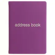 Dazzle Address Book A6 (Purple)