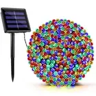 1Pc Solar Powered LED String Lights Outdoor Waterproof Fairy Lights String Solar