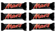6 x MARS Caramel and Nougat Chocolate Bars 47g 1.66oz