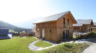 Lavish Wooded Chalet with Sauna bubble bath in Hohentauern