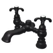 Kingston Brass CC1134T5 7" Deck Mount Tub Faucet, Oil Rubbed Bronze, Bronze