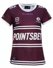 Manly Sea Eagles 2024 NRL Ladies Home Jersey Sizes S-7XL BNWT