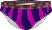 [Tiunyeah] Stretch Purple Tiger Hipster Briefs Women Panties S Bikini Panty Ladies Underwear