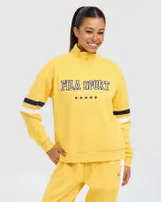 Women's Brianna Qtr Zip - YELLOW - YELLOW