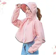 [OHPHCALL] 1pc Sun Protection Cloak Polypropylene Coveralls & Sun Protection Scarves for Women Sun Screen Tops for Women Quick- Dry Clothes Women Neck Scarves Gown Jacket Disposable