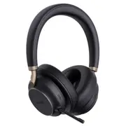 Yealink BH76Plus Bluetooth Stereo Headset, UC, ANC, USB-C, Retractable Microphone, 35 Hours battery life, Over-EarOn-ear,Microsoft Teams UC Certifi BH76P-BL-C-UC