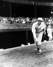 Victor G Sorrell of the Detroit Tigers in 1930 Baseball Old Photo