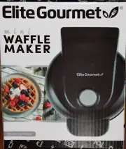 Elite Gourmet Electric Nonstick Mini Waffle Maker