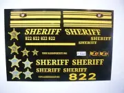 Madison County Ohio Sheriff Patrol Car Decals 1:18