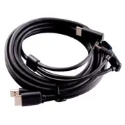 For Vive 3-In-1 Accessories Replacement Cable -Compitable 5M, USB, VR8955