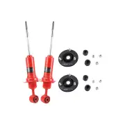 Front KYB Skorched 4's Shock Absorbers Strut Mount Kit for Nissan Navara D40 D23