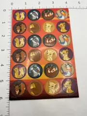 Disney's the Lion King sticker sheet Simba Mufasa Scar Timon Pumba