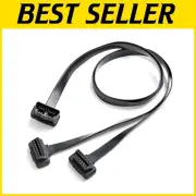 1FT OBD II 16 Pin Splitter Extension - 2 Female Connectors, Enhanced Durability