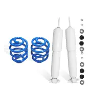 Front Sport Low Gabriel Ultra LT Shocks+Lovells Springs for Mitsubishi Triton MK