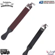 LEATHER STROP BELT STRAP FOR SHARPENING OF STRAIGHT CUT THROAT RAZOR RAZORS REAL