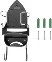 Ironing Board Hanger Wall Mount Electric Iron Holder Iron and Ironing Board S...