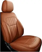 Car Seat Covers Compatible for Honda CRV Fit Civic City Accord Insight Jazz Custom Leather Auto Accessories(1Pcs-Orange)