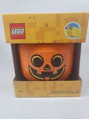 Lego jack-o-lantern small storage container