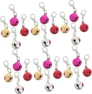 JOINPAYA 36Pcs Colorful Pet Collar Bells Durable Iron Decorative Cat Dog Bells for Keychains Gentle Sound DIY Design Unique Touch for Pet Accessories for Collars and More