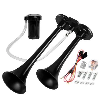 Air Horn for Truck Boats Car 150DB Super Loud Train Horns Kit with 120 PSI