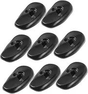 WEKADRIN 8Pcs Hair Dyeing Ear Covers Silicone Ear Protectors for Hair Salon Bathing Home Coloring Comfortable Easy to Clean Earmuffs