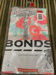 bonds zip wondersuit Original Rose Garden Sz 1 Bnip Acc627