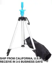 COSMETOLOGY MANNEQUIN TRIPOD FOR TRAINING HEAD DOLL STAND HOLDER W/ CARRY BAG
