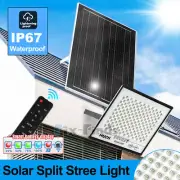 2400000LM LED Solar Flood Light Dusk toDawn Split Street Light Outdoor Road Lamp