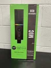 streamplify MIC RGB Microphone with Mic Arm MIC-48-RGB-TP-BK