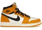 Size 4Y - Jordan 1 Retro High OG Yellow Ochre (GS) FD1437-701