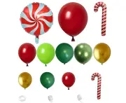 Christmas Balloons, Santa Claus Balloons for Christmas Balloon Garland, Xmas Holiday Christmas Party Decorations