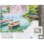2 Pack Paint Works Paint By Number Kit 14"X11"-Willow Spring Beauty 91491