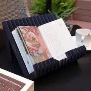 Eco-Friendly Foldable Paper Book Stand for Reading Lightweight Portable