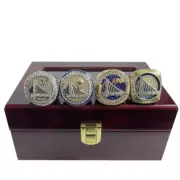 Steph Curry 4 Championship Rings Golden State Warriors *BONUS DISPLAY BOX*