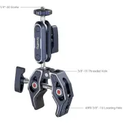 SmallRig Crab-Shaped Clamp with Ballhead Magic Arm 3757B