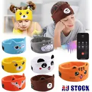 Kids Bluetooth Headband Kids Wireless Headphones Music Headwear Kids Eye Mask