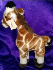 Plush Toy 9" Tall PBS KIDS Stuffed Giraffe Jirafa Miyoni by Aurora with tags