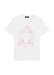 Versace Kids Printed Cotton T-shirt (8-14 Years) - White - 08YR (8 Years) 08YR (8 years)