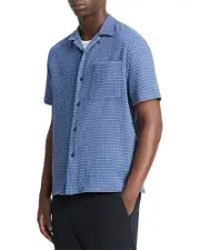 Vince Short Sleeve Button Front Camp Shirt