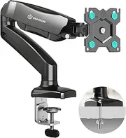 ONKRON Monitor Desk Mount Arm Stand for 13 to 27 Inch Computer Screens G80 Black