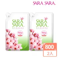 在飛比找momo購物網優惠-【SARA SARA莎啦莎啦】櫻花彈力沐浴乳補充包800gx