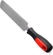 Mriuuod 14 Inch Hoof Rasp, Carbon Steel Farrier File Tool, Trimming Tool Horse Rasp with Handle, Suitable for Horse Donkey Cow Goat Animal Hooves